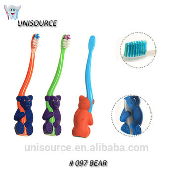 bear shape standing toothbrush