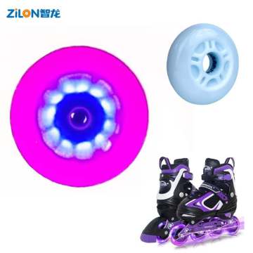 64mm light up rolling wheels