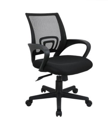 Mid Back Visitors Ergonomic Mesh Chair With Armrest