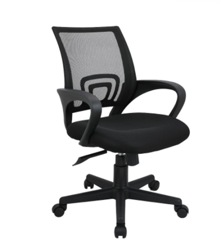 Vaiteur de bureau à maillage ergonomique renouvelable au milieu du dos au milieu