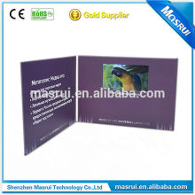 Custom Design Video Postcard/ Video Mailer/ LCD Video Brochure Card