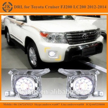 Top Quality LED DRL Fog Light for Toyota Lander Cruiser FJ200 LC200 Hot Sale LED Daylight for Toyota Lander Cruiser FJ200 LC200