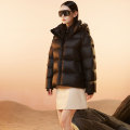 Black Winter Unisex Equestre Down Jackets Coats