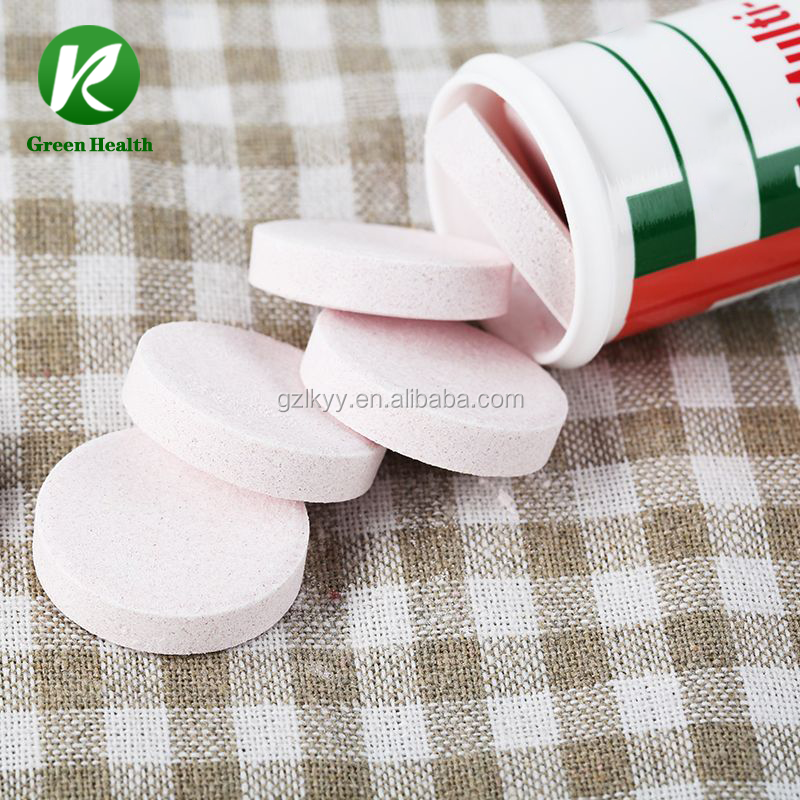 OEM/ODM Natural Vegetable Fruit Supplement Orange Flavor Immune Support Vitamin C Effervescent Tablets
