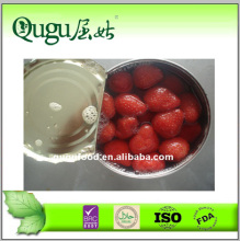 Seedless strawberries canned