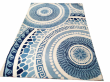 Modern Design Bule Color Carpet