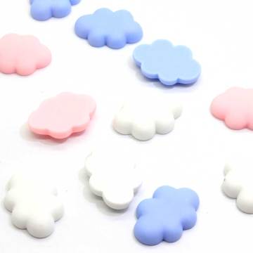 Gros nuage en forme de masse Flatback Cabochon 100 pièces / sac pour bricolage artisanat jouet téléphone Shell décoration perles charmes entretoise