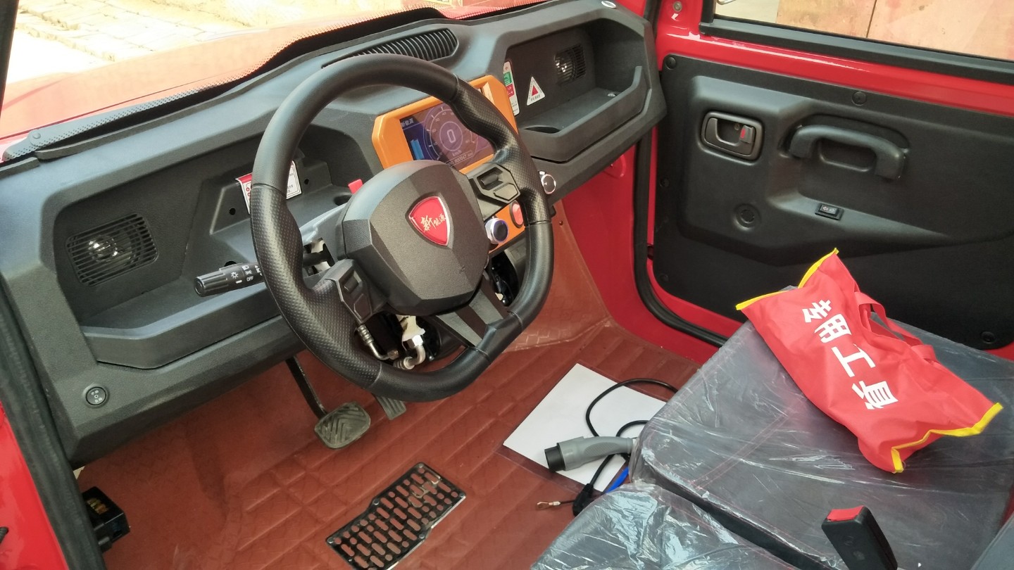 mini truck 4 wheels cargo delivery new electric pickup