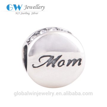 925 Silver Mom Charms For Mother's Day Gifts