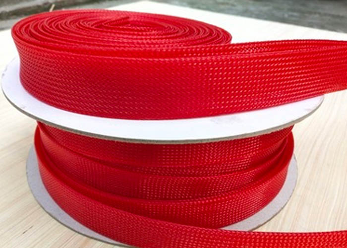 Braided sleeving made of PET