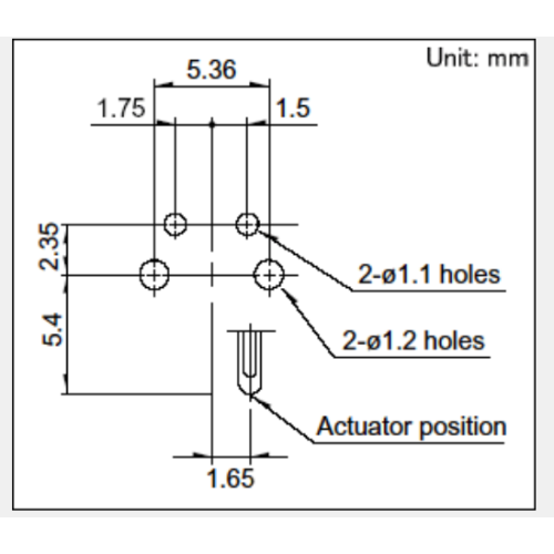 Universal type Detection switch