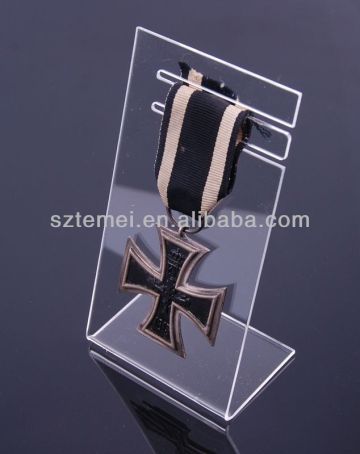 clear acrylic medal stands