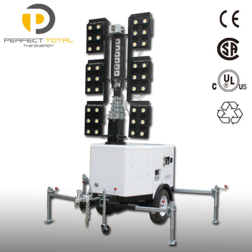 6x400W LED DIESEL LIGHT TOWER FROM PERFECT TOTAL FACTORY