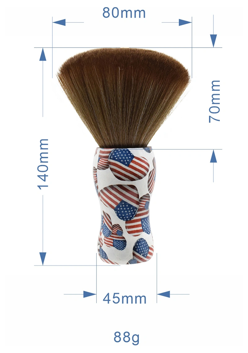 Barber Shop Plastic Handle Neck Brush Styling Tool Brush