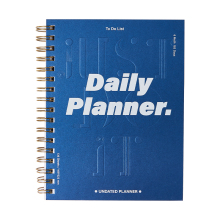 Paper Hardcover Spiral Binding Daily Planner