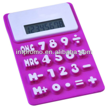 Mini silicone calculator
