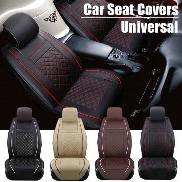 Car Seat Covers Four Seasons Universal Fit Surrounded Waterproof PU Leather Automobiles Seat Covers