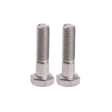 Stainless steel SUS316 A4-70 hex bolt with half thread DIN931