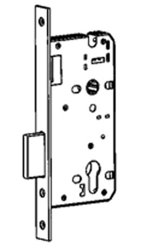 Dead bolt  mortise lock