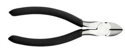 Head Polished Carbon Steel Black Dipped Handle Side Cutting Pliers