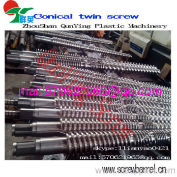 Twin Conical Screw Barrel For Double Twin Screw Extruder?
