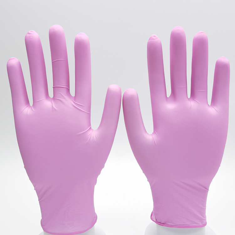 Manufacturers Custom Individually Packaged Cheap Price Yellow Powder Tattoo Household 12 inch Nitrile Gloves