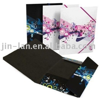 elasticated paper file