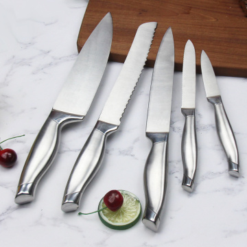 Hollow handle stainless steel kitchen knife set