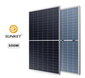 Solar panel 550w 182mm cells half cut panel