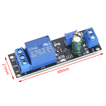 DC 12V Timer Delay Relay Shield Module