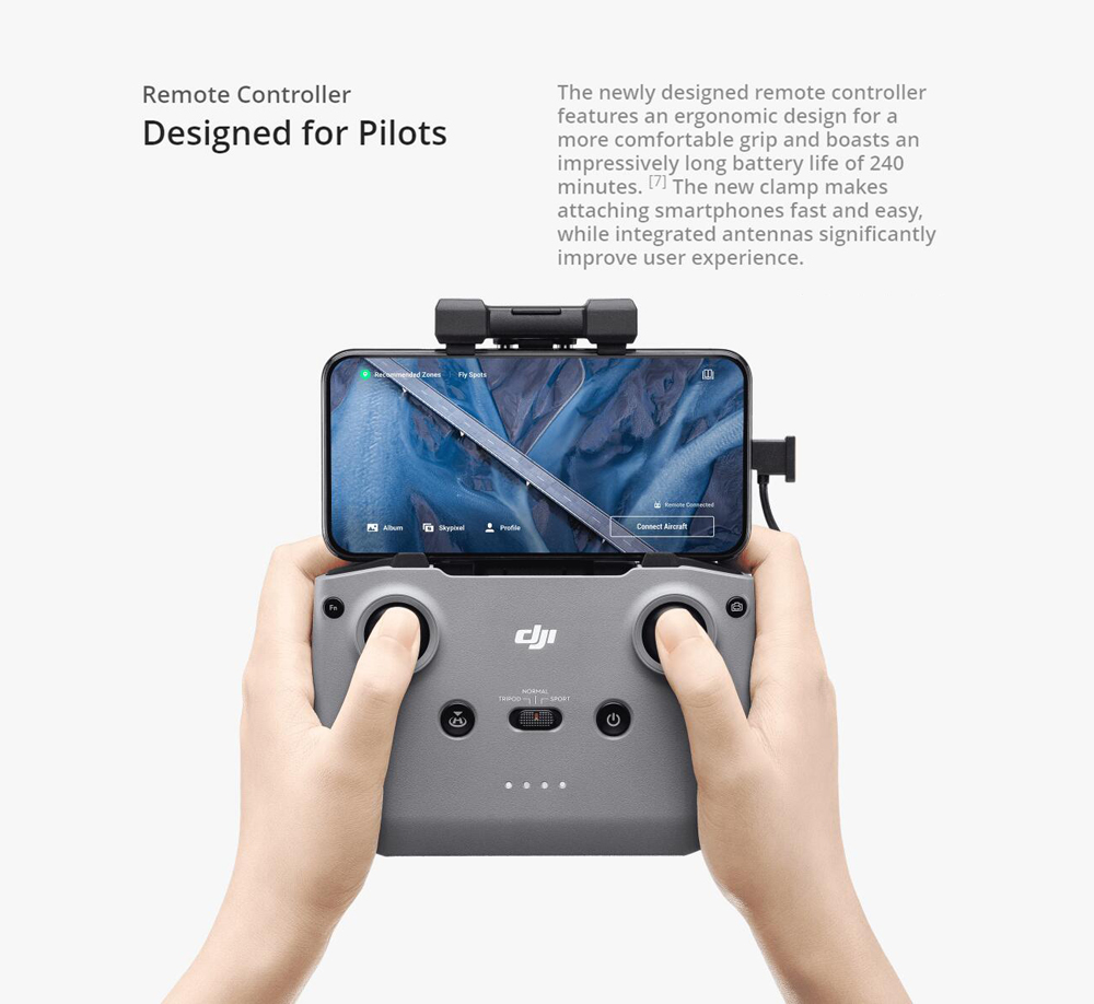 DJI 4K HD Video Recording Remote Control 34-min Flight Time 10km Mavic Air 2 Fly More Combo