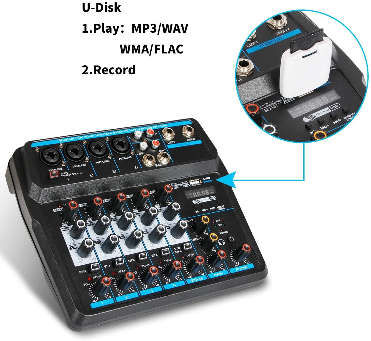 Hot Selling Bar Professional Digital Audio Mixers