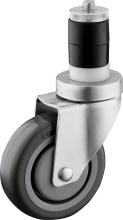 Medium Duty PU Wheels Expandable Stem Castors