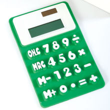 Promotional Waterproof And Foldable Silicone Calculator/gift Calculator