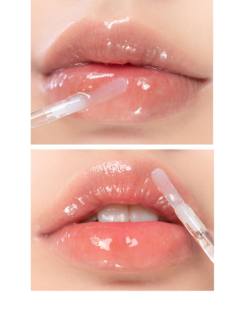 10 color transparent lip oil liquid lipstick lip gloss vegan Moisturizing LipOil private label customized logo cosmetic Lips