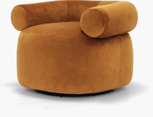 Moderne Huggy Swivel -stoel