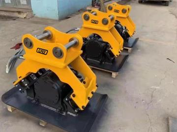 Hydraulic tamper for excavator compactor