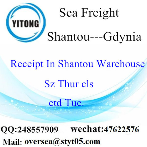 Shantou Port LCL Konsolidierung nach Gdynia