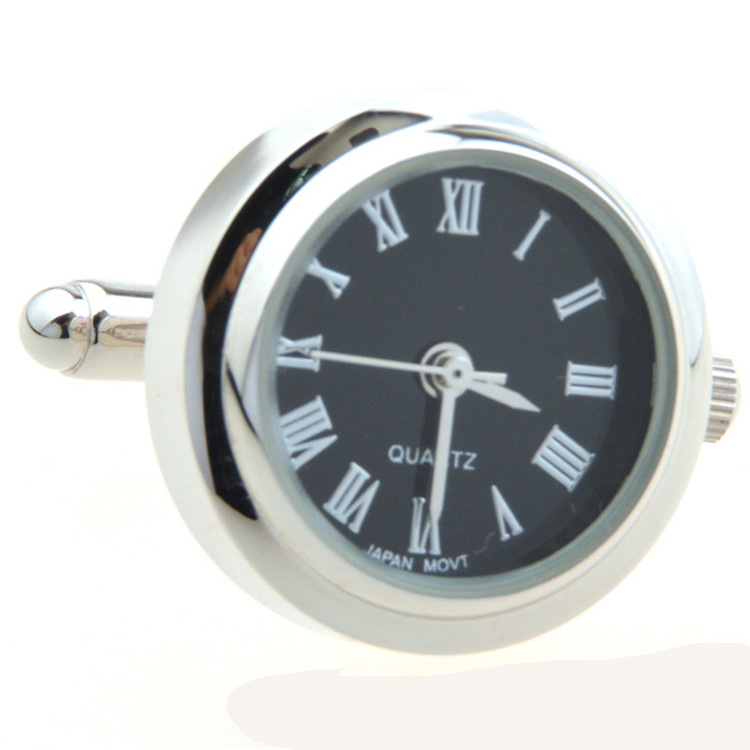 Wholesale Exquisite Import Mechanism Clock Cuff Links