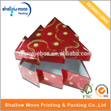 Christmas tree shaped packaging candy box