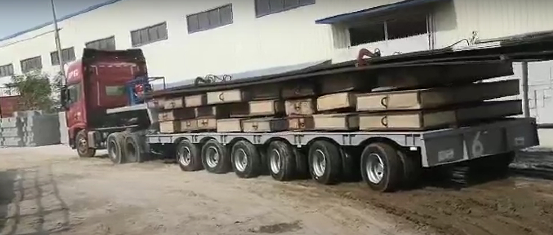 6 Steering Axle Trailer Load