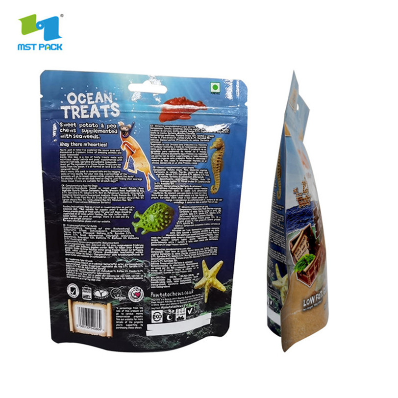 يعالج الحيوانات الأليفة القابلة للتحلل في Kraft Ocean Food Pet تعبئة Doypack