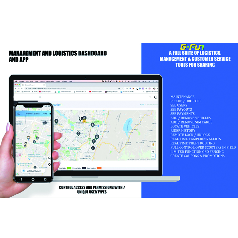 Bluetooths GPS ble tự động khóa thành phố thông minh cho thuê xe đạp điện