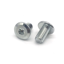 Flat head Security torx machine screw with star