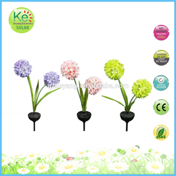 Garden lighten flowers hydrangea outdoor solar stake