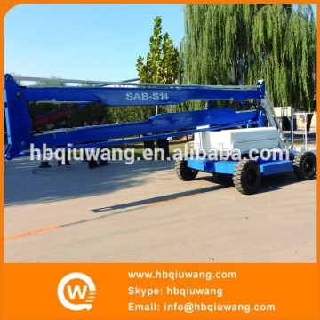 Articulated self propelled folding arm lift platform