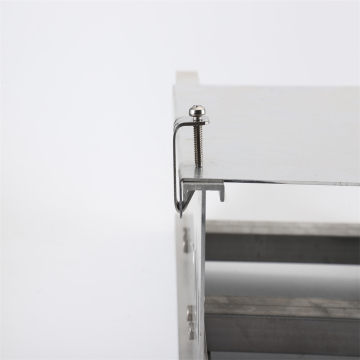 Durable V-shaped cable trough lock