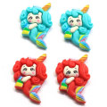 Fancy Flatback Sea-Maid Shaped Blue Red Resin Cabochon Beads Charms Craft Handmade Phone Room Ornaments