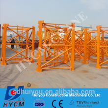 Lufffing jib tower crane and topkit tower crane all used mast section