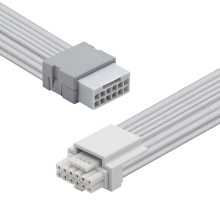 600W 12+4 Pin Male to 12+4 Pin 16AWG PCI-e 5.0 12VHPWR Sleeved Cable for RTX 3090Ti/4070Ti/4080/4090